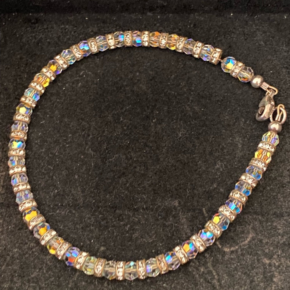 Crystal anklet bracelet